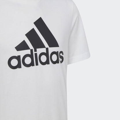 Adidas Camiseta Unisex de algodón Essentials Big Logo para niños (Manga Corta) (Paquete de 1)