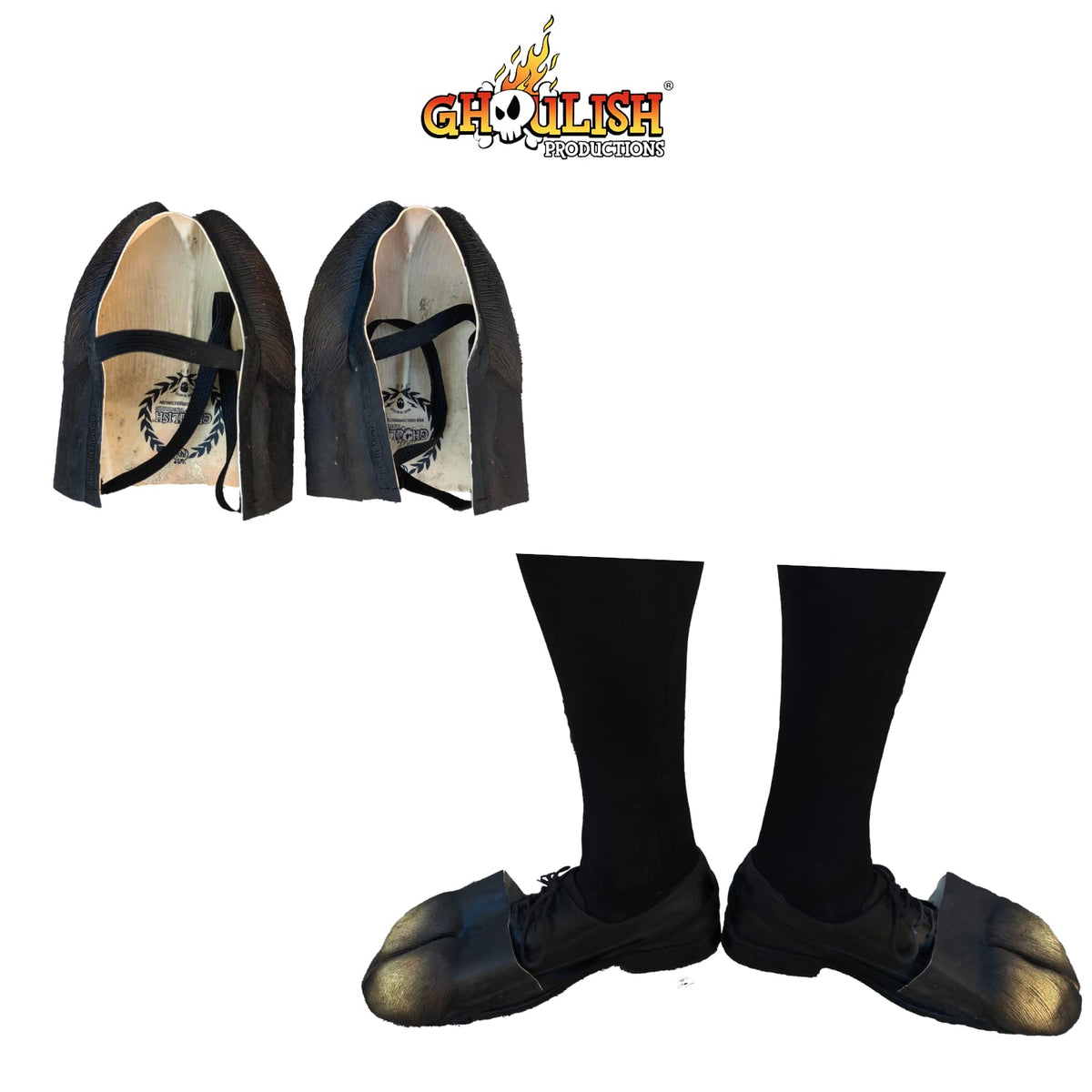Hooves Cover Feet, Accesorio de Pies de Caballo, Complemento para Zapatos de Pezuñas Ideal para Halloween y Fiestas de Disfraces