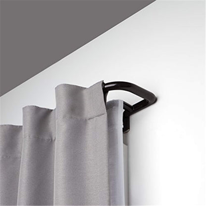 Umbra Twilight Cortinero Doble para Cortinas Blackout - Bronce oscuro - 71 a 122 cm