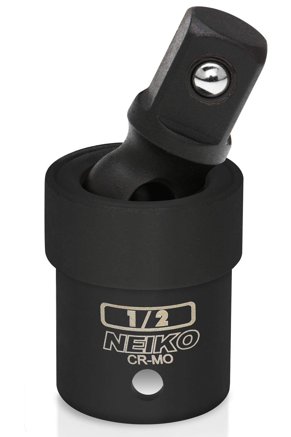NEIKO 02430A - Adaptador de enchufe giratorio universal de 1,27 cm | Grado de impacto Cr-Mo - 1 Piece, 1 - 2" DR