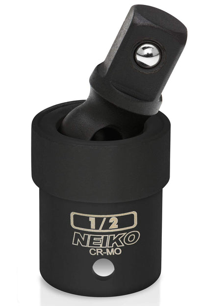 NEIKO 02430A - Adaptador de enchufe giratorio universal de 1,27 cm | Grado de impacto Cr-Mo - 1 Piece, 1 - 2" DR