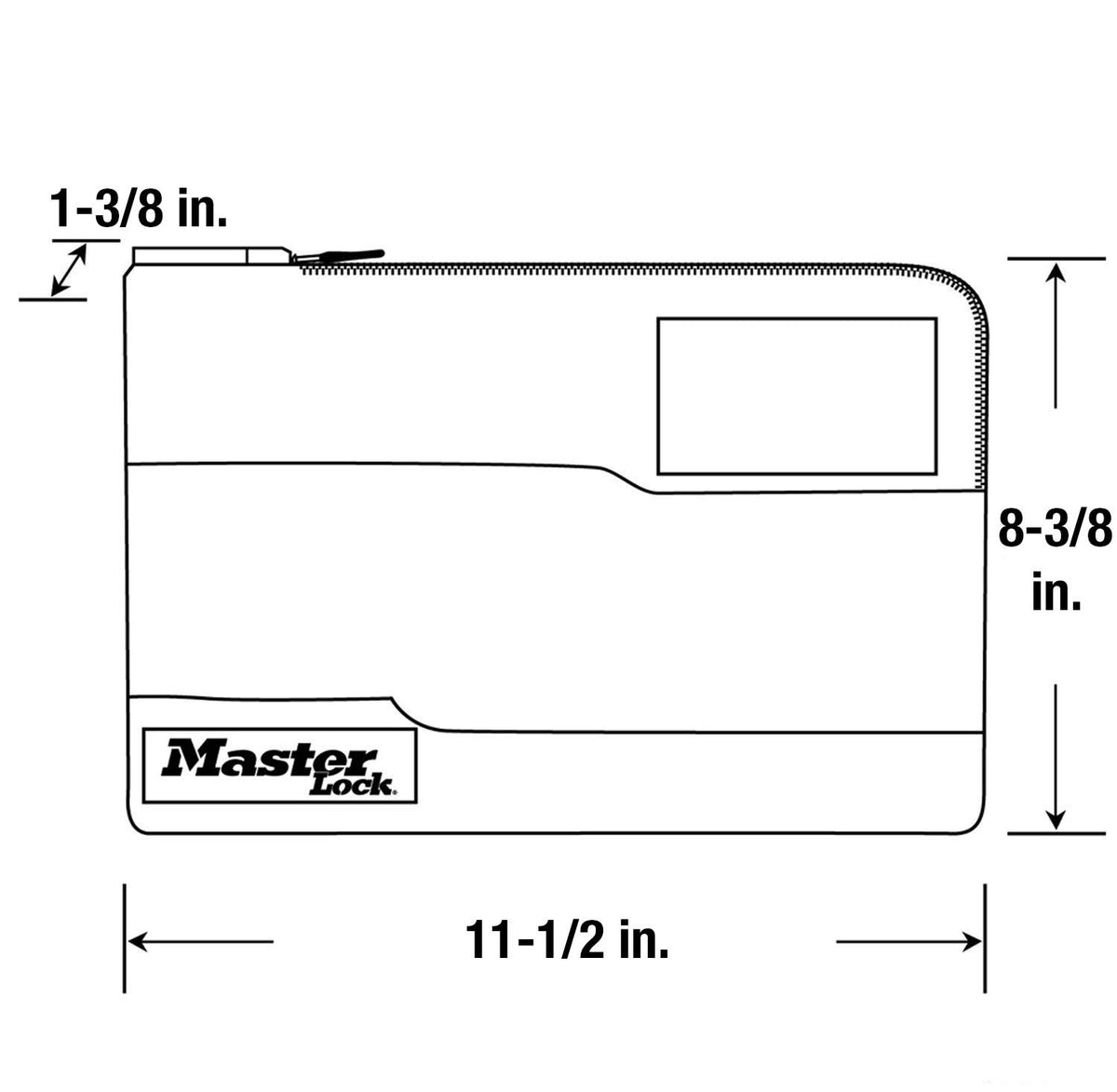Master Lock 7120D Bolsa para almacenaje resistente al agua