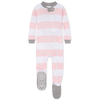 Burt's Bees Baby Sleeper Pajamas, 100% Organic Cotton, One-piece Pjs, Diagonal Zip Up Jumpsuit, Snug Fit Footie Dormidores para bebés y niños pequeños bebés niñas