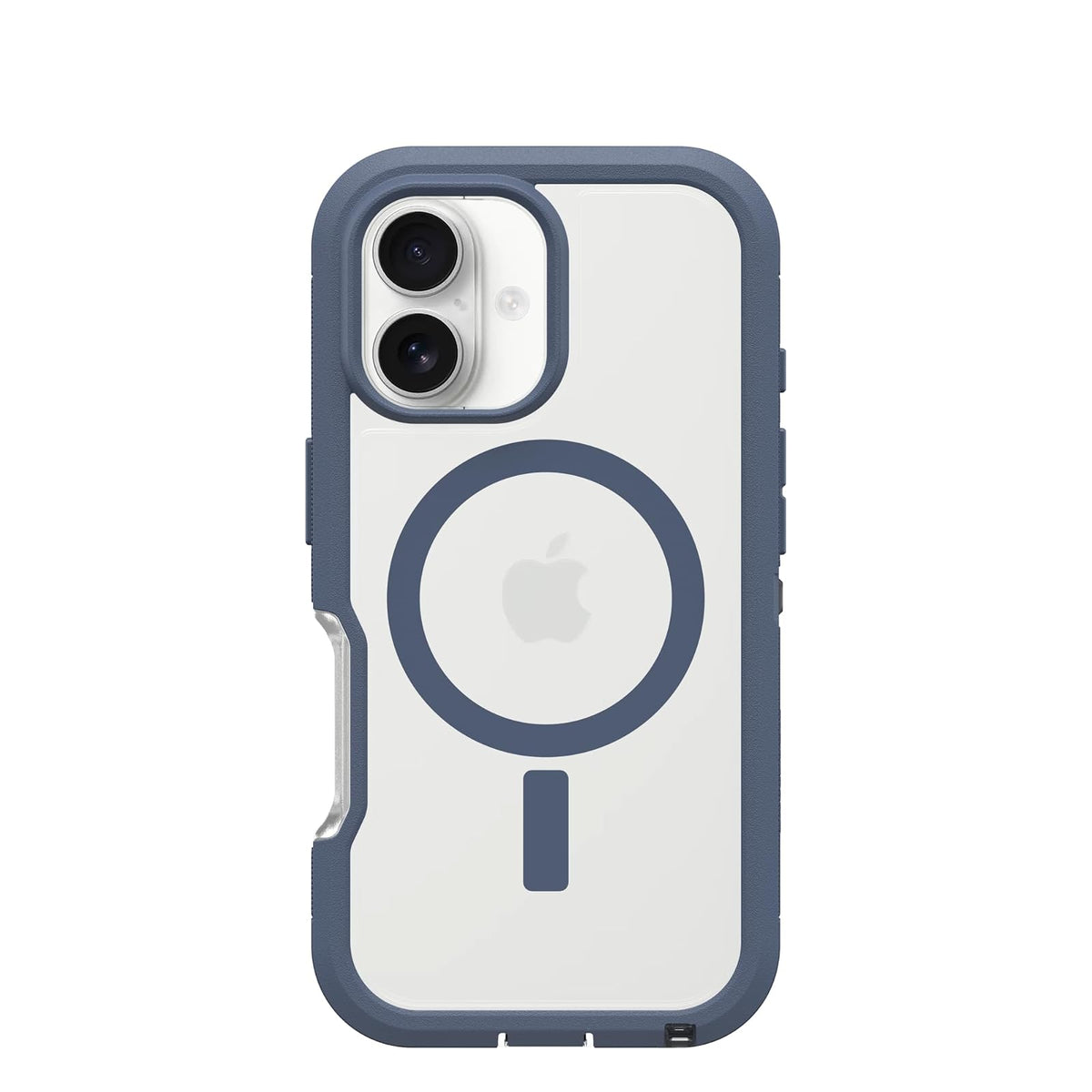 OtterBox Funda Defender Series XT para iPhone 16, Transparente, Compatible con MagSafe - Baby Blue Clear