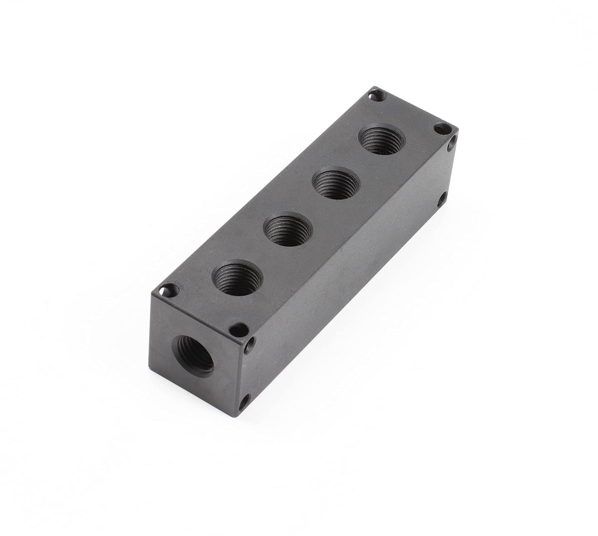 Viair Colector de 6 Puertos con Agujeros de Montaje 92820, Negro