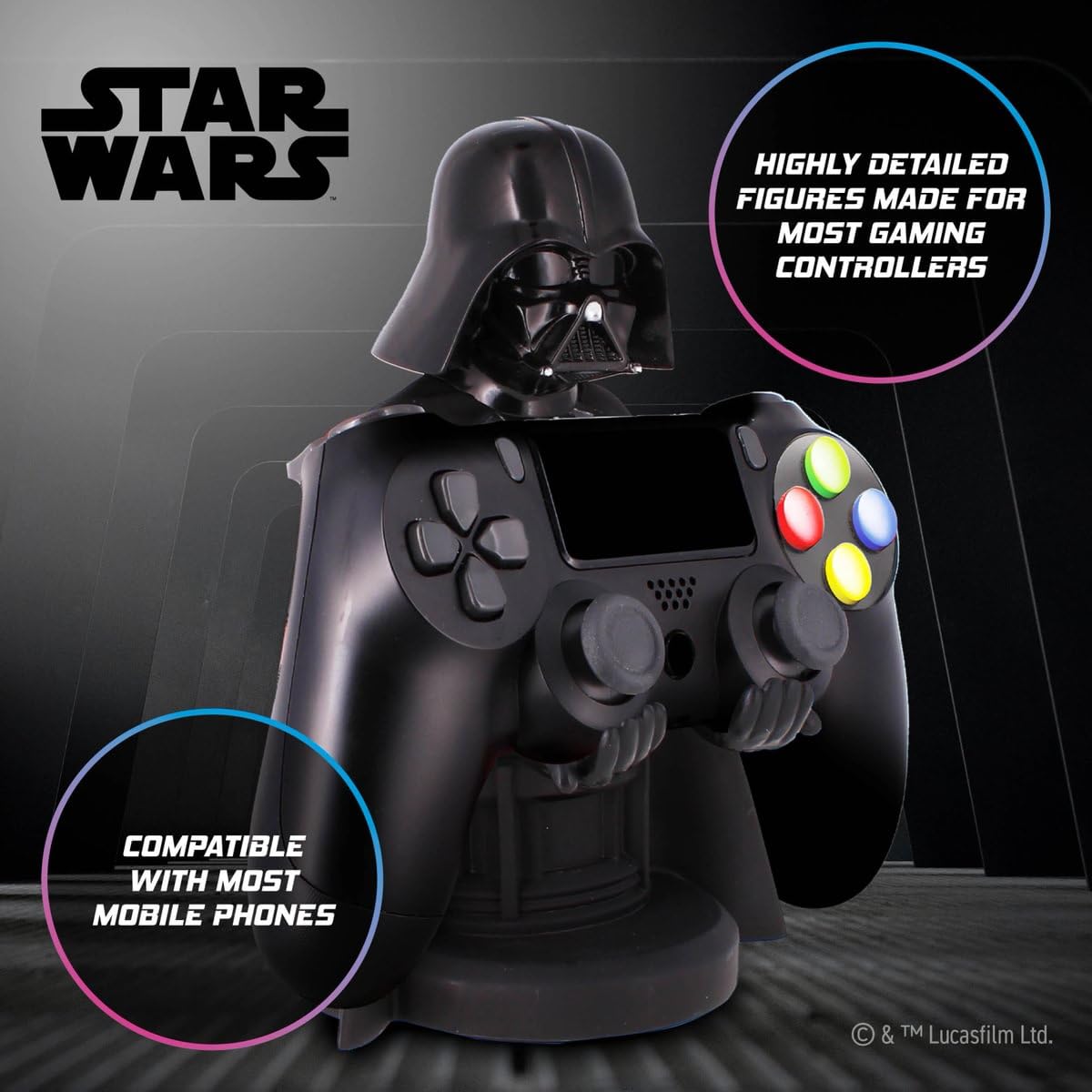 Exquisite Gaming Cable Chavo - Darth Vader - Soporte para Driver y Dispositivo