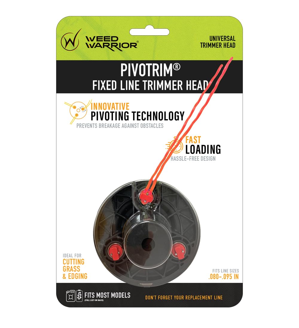 Pivotrim MaxPower 3317233 Head Uses .095-Inch Pre-Cut Trimmer Line, 11.25"L x 7.5" W x 4" H Multi