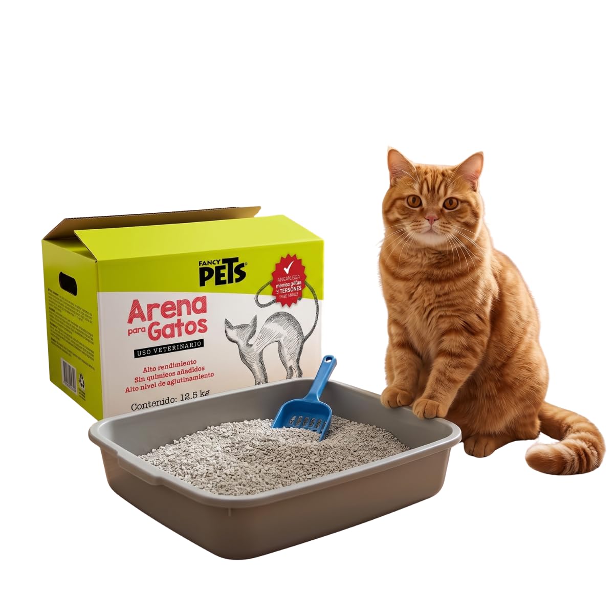 Fancy Pets Arena Aglutinante para Gato con 12.5 Kilogramos