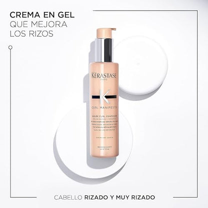 Kérastase Curl Manifesto Gelée Curl Contour, Gel-Crema Definidor de Rizos con Miel de Manuka y Ceramida, 150 ml