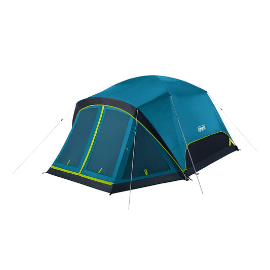 Coleman Skydome - Tienda de campaña para habitación Oscura con visualización para 4/6 Personas, Resistente a la Intemperie, bloquea el 90% de la luz Solar y se instala en 5 Minutos, Incluye Mosca y