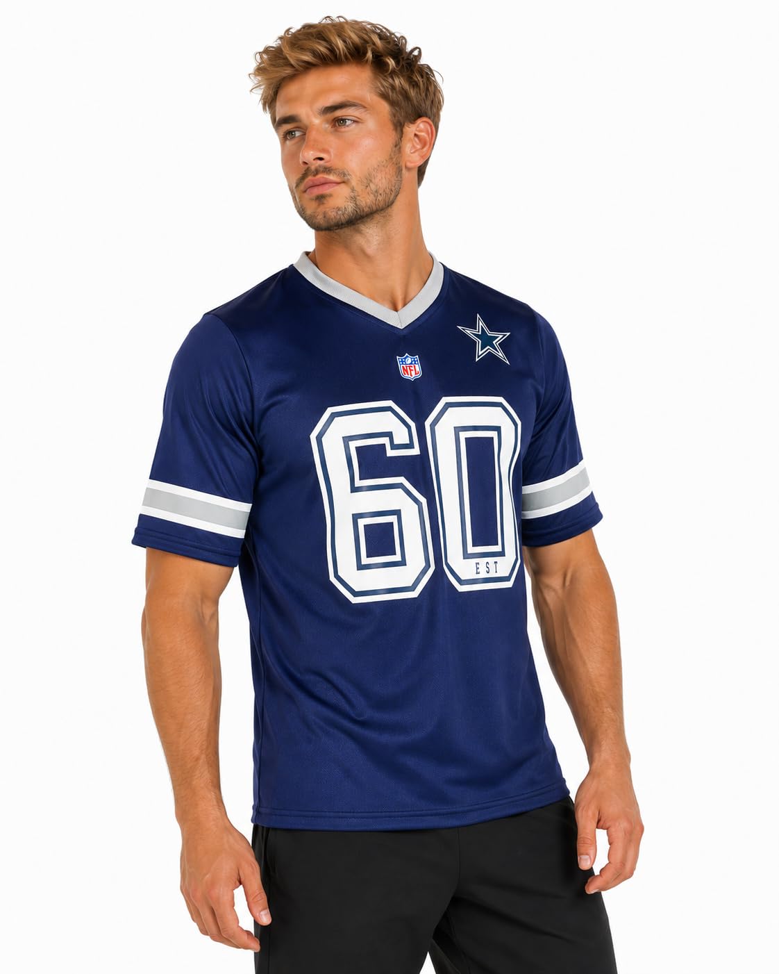 NFL Fan T-Shirt Dallas Cowboys Azul Marino para Hombre