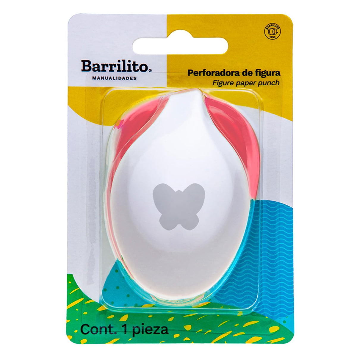 Barrilito Perforadora de Figuras Jumbo 5 cm, PF019J - 5 CM - MARIPOSA