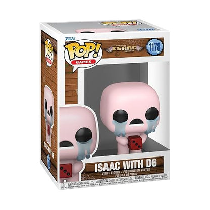 Funko Pop! Games: The Binding of Isaac - Isaac with D6 | Mercancía Oficial - Figura de Vinilo Coleccionable para Decoración - Regalo de Cumpleaños para Fans