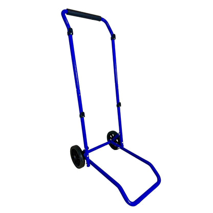 Five Star Carrito de Reciclaje para contenedores de Reciclaje, Capacidad de 200 Libras, Acero, Azul