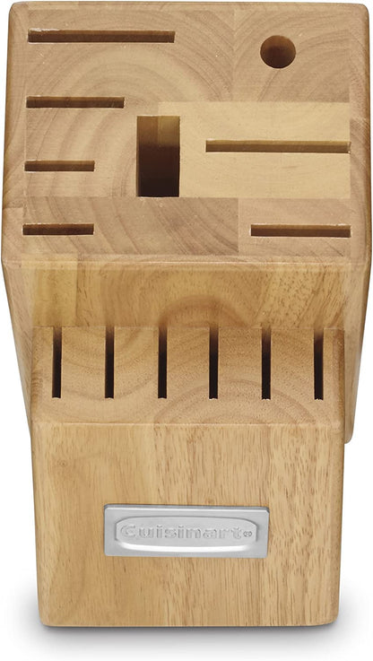 Cuisinart c99ss-15p 15 piezas Juego de cuchillas de acero inoxidable con bloque de madera, color plateado