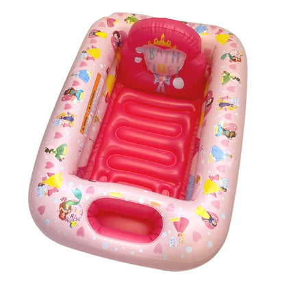 Disney Princess Loving Life Tina Inflable | Princesas Disney, superficie acolchada, visualización temperatura, bolsillos almacenamiento, ideal viaje
