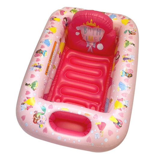 Disney Princess Loving Life Tina Inflable | Princesas Disney, superficie acolchada, visualización temperatura, bolsillos almacenamiento, ideal viaje