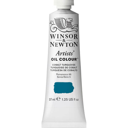Winsor & Newton Artists' Oil Colour Pintura al Óleo Profesional, 37 ml - 37-ml Tube - Verde (Cobalt Turquoise)