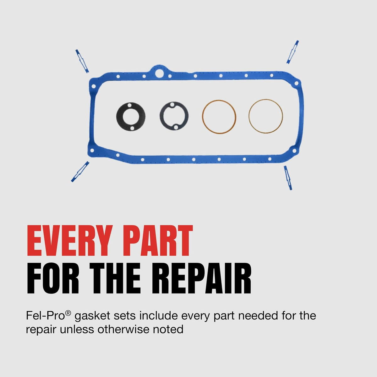Fel-Pro OS34500R Juego de juntas para contenedor de aceite | Sustituye a 14088505 14988505 16529 OS32496 OS32496B OS32471TC. Reemplazo de grado OE.