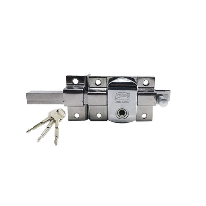 Phillips Cerradura de Barra X900 Alta Seguridad Llave de Cruz - Cromo - Izquierda