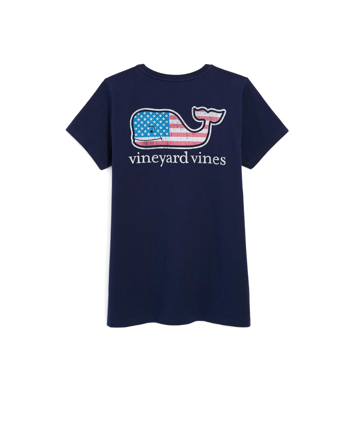 vineyard vines - Playera de Manga Corta con Bolsillo para Mujer
