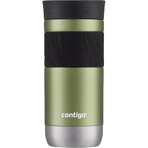 Contigo SNAPSEAL Insulated Stainless Steel Travel Mug, 16oz., Licorice