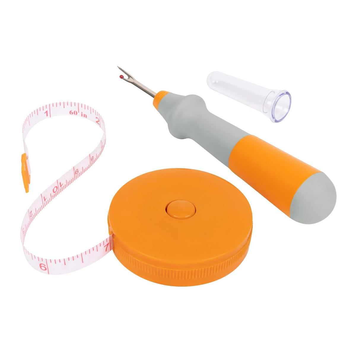 Fiskars - Juego de cinta métrica y desgarrador de costuras