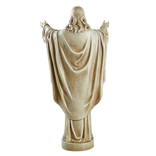 Christian Brands - Decoración Religiosa de la Estatua de Jesucristo, católico Sagrado corazón de Jesús, 22 Pulgadas de Alto,