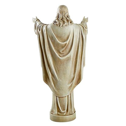 Christian Brands - Decoración Religiosa de la Estatua de Jesucristo, católico Sagrado corazón de Jesús, 22 Pulgadas de Alto,