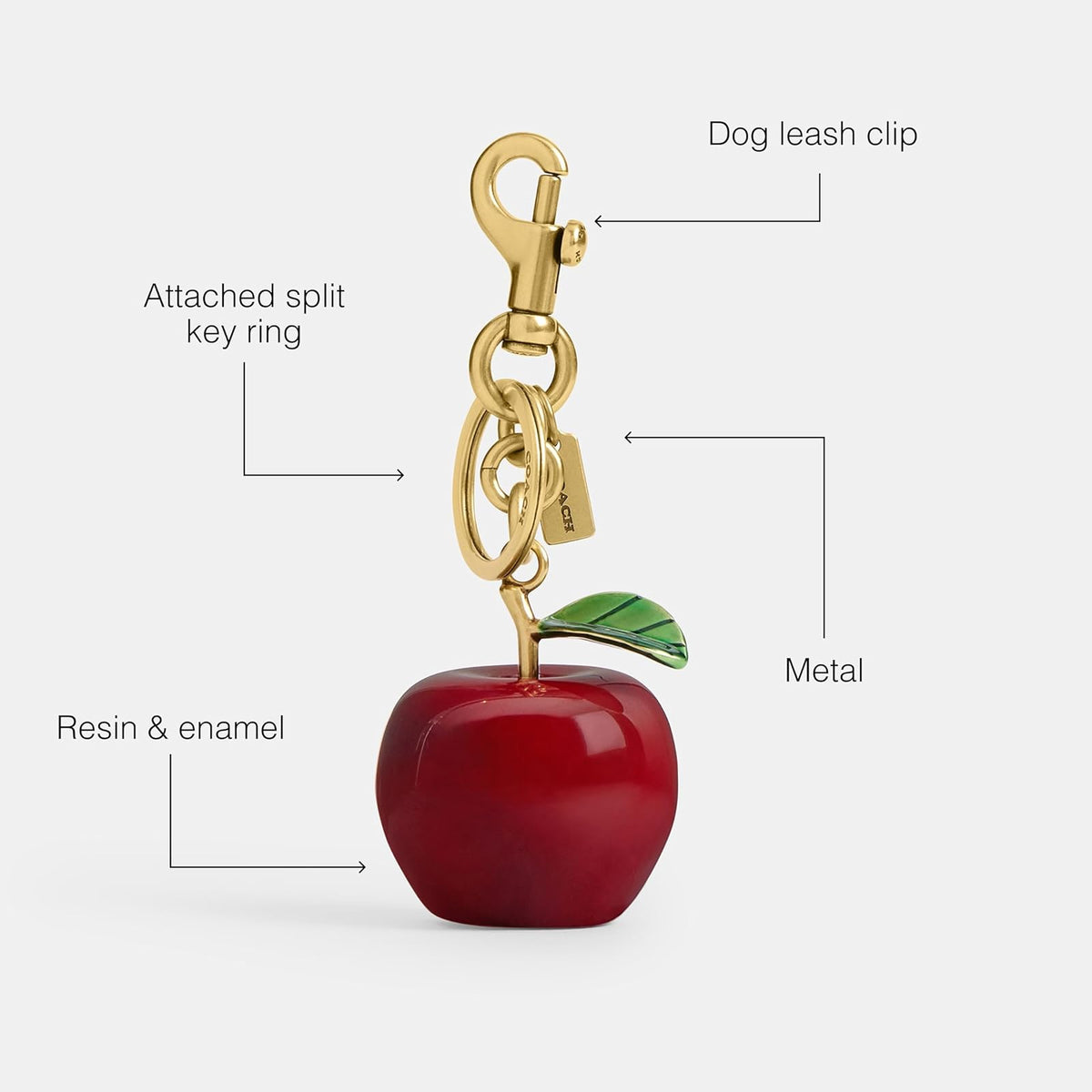 Coach Bag Charm Llavero Mujer