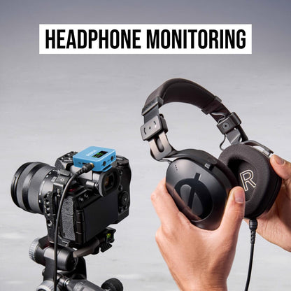 RØDE Wireless GO (Gen 3) – Micrófono inalámbrico compacto – Audio prístino, grabación en 32 bits de punto flotante, control automático de nivel, para teléfonos, cámaras y computadoras (Azul)
