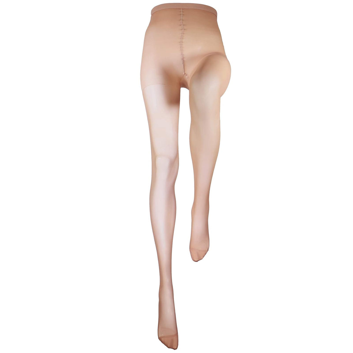 Truform Sheer Compression Pantyhose, 15-20 Mmhg, Women's Shaping Tights, 20 Denier Light Beige, Pack of 1