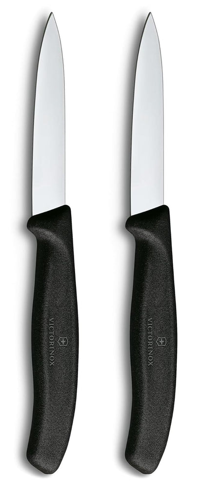 Victorinox Swiss Classic Juego de Cuchillos Mondadores 8 cm - 8 cm - Negro