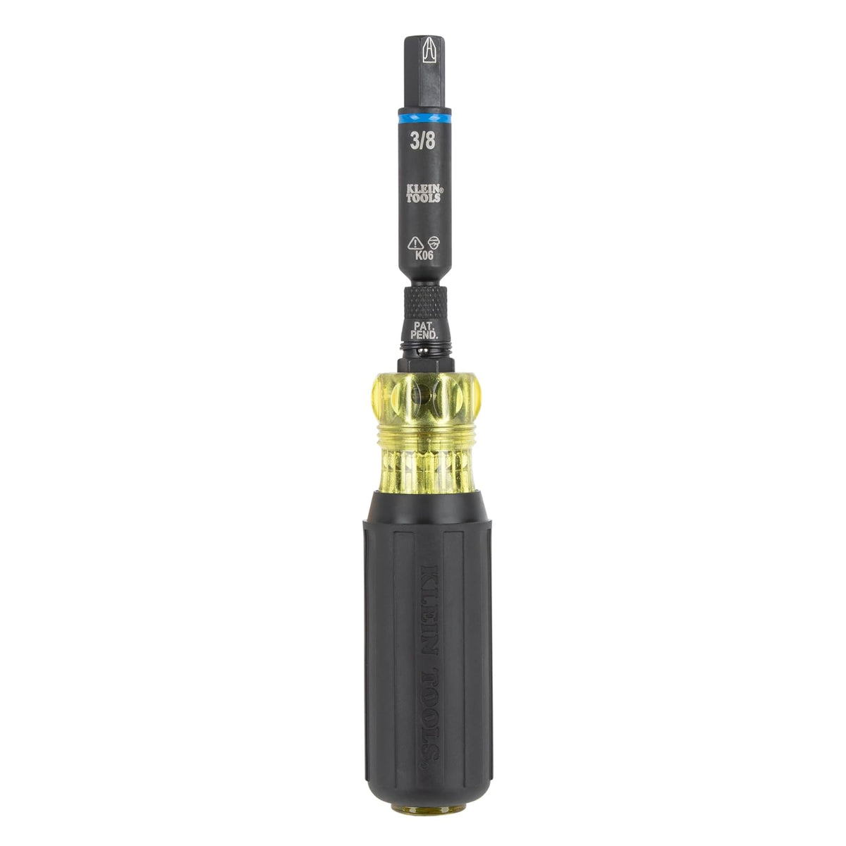 Klein Tools 32528HD KNECT 10 en 1 driver con clasificación de impacto, destornillador de puntas múltiples/destornillador de tuercas con tamaños de enchufe abatible de pozo profundo para fontanería y