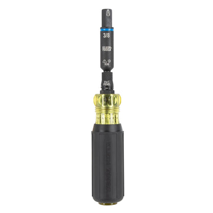 Klein Tools 32528HD KNECT 10 en 1 driver con clasificación de impacto, destornillador de puntas múltiples/destornillador de tuercas con tamaños de enchufe abatible de pozo profundo para fontanería y