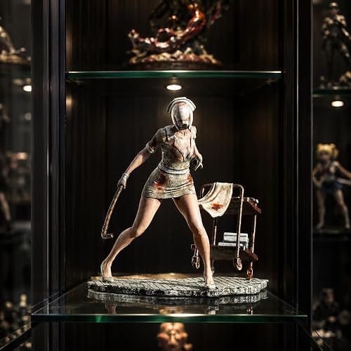 Numskull Silent Hill Figura de Enfermera de Cabeza de Burbuja de 9 Pulgadas, Estatua de réplica Coleccionable – Producto Oficial Silent Hill – Edición Limitada Exclusiva