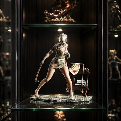Numskull Silent Hill Figura de Enfermera de Cabeza de Burbuja de 9 Pulgadas, Estatua de réplica Coleccionable – Producto Oficial Silent Hill – Edición Limitada Exclusiva