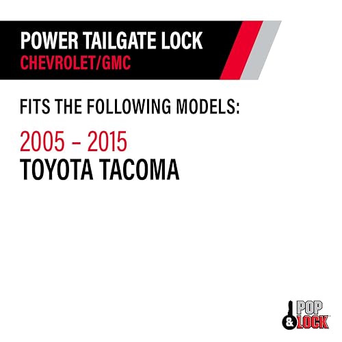 Pop & Lock Cerradura Eléctrica Portón Trasero Toyota Tacoma 2005-2015 PL8521