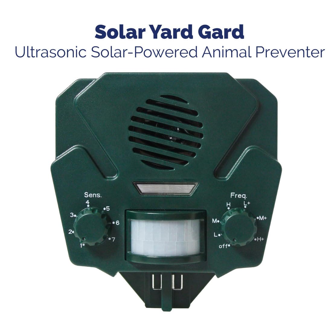 Bird-X Solar Yard Gard Electronic Animal Repeller keeps unwanted pests out of your yard with ultrasonic sound-waves