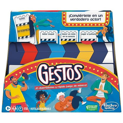 Hasbro Gaming Gestos Juego de Charadas con Cronómetro 8 Años