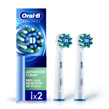 Oral-B Repuesto Cepillo Dental Eléctrico Advanced Clean, 2 Uds