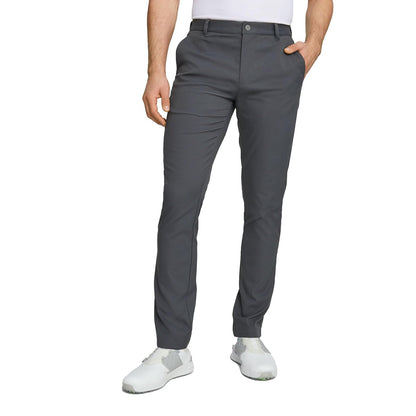 PUMA Golf pantalón Dealer a medida para hombre - 34W x 30L - Gris fuerte