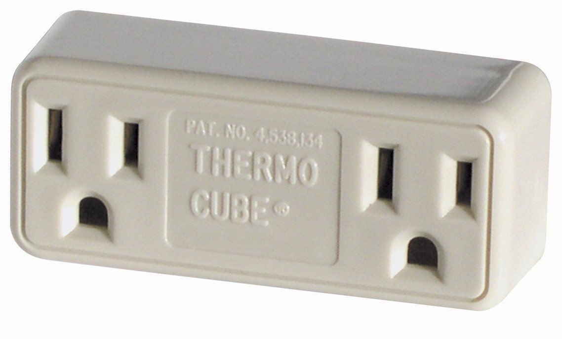Thermo Cube Modelo TC-3: Salida controlada termostáticamente, encendido a 35 grados/apagado a 45 grados