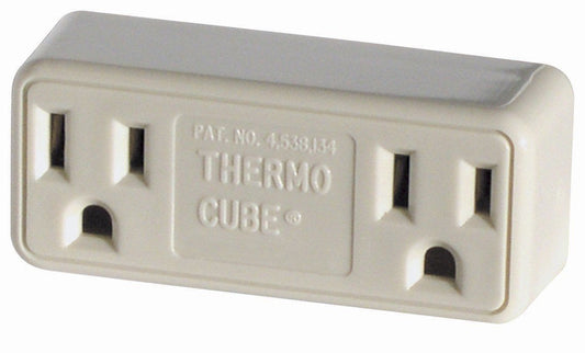 Thermo Cube Modelo TC-3: Salida controlada termostáticamente, encendido a 35 grados/apagado a 45 grados