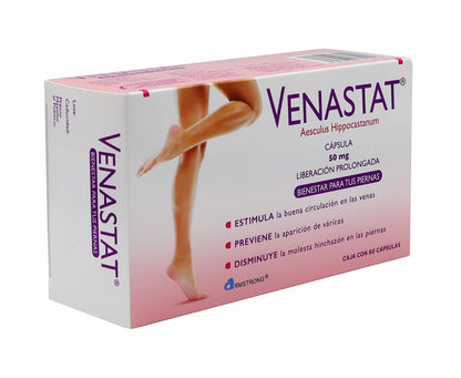Venastat Cápsulas caja con 60 Piezas