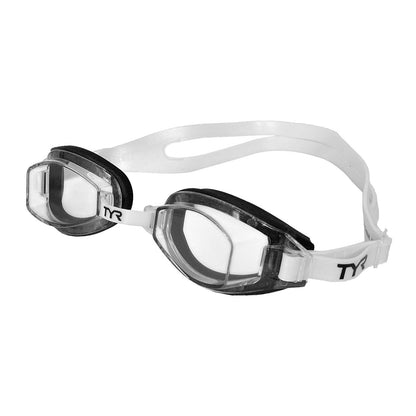TYR Gafas de Seguridad Básico, Azul, Protección UV, Natación - 8 x 3.4 x 1.5" - Claro