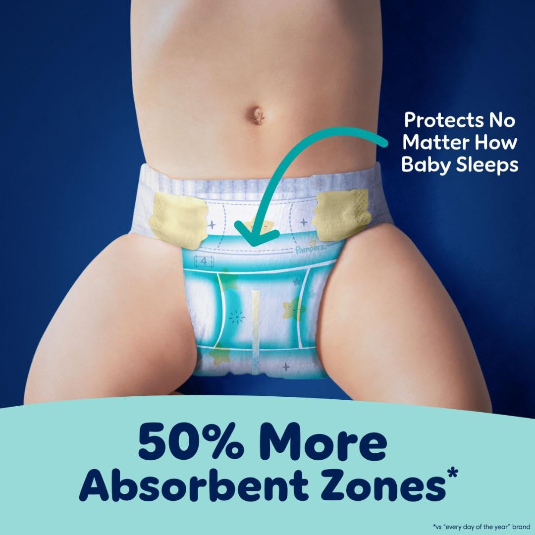 Pampers Swaddlers Overnights Pañales tamaño 7, 36 unidades, pañales desechables