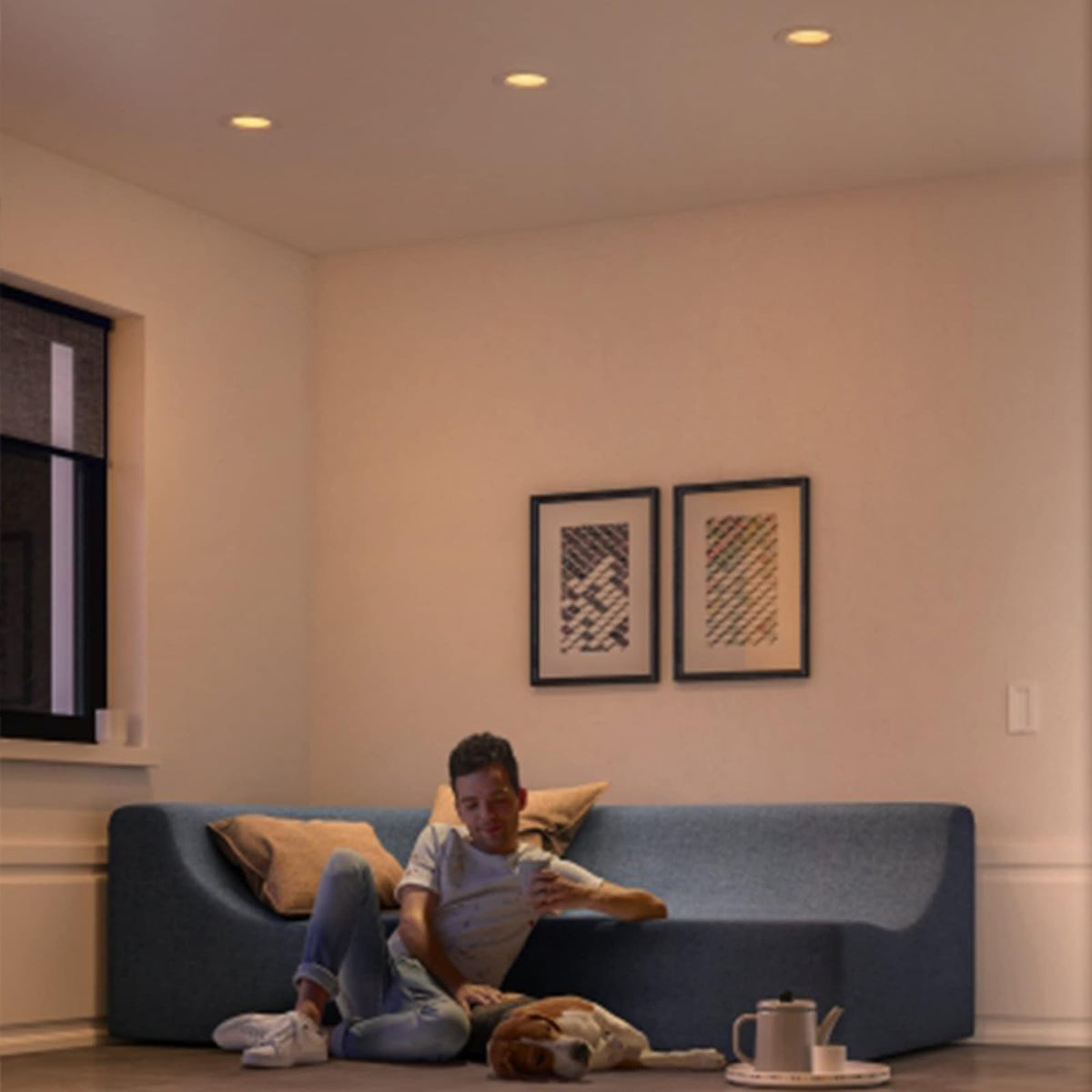 Philips LED Downlight 10 watts DN016B 3.5" luz fría - no atenuable