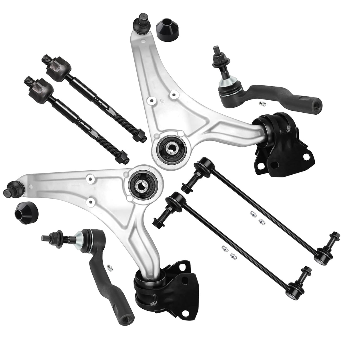SCITOO 841949 Juego de 8 Piezas de Suspensión Delantera para Ford Fusion 2013-2017 Lincoln MKZ 2013-2018