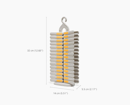 Joseph Joseph PegStore - Juego de 30 Pines para Ropa con Soporte de Almacenamiento, plástico Reciclado Duradero y Resistente a los Rayos UV para tendedero
